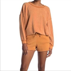 Free People Orange Lounge Set